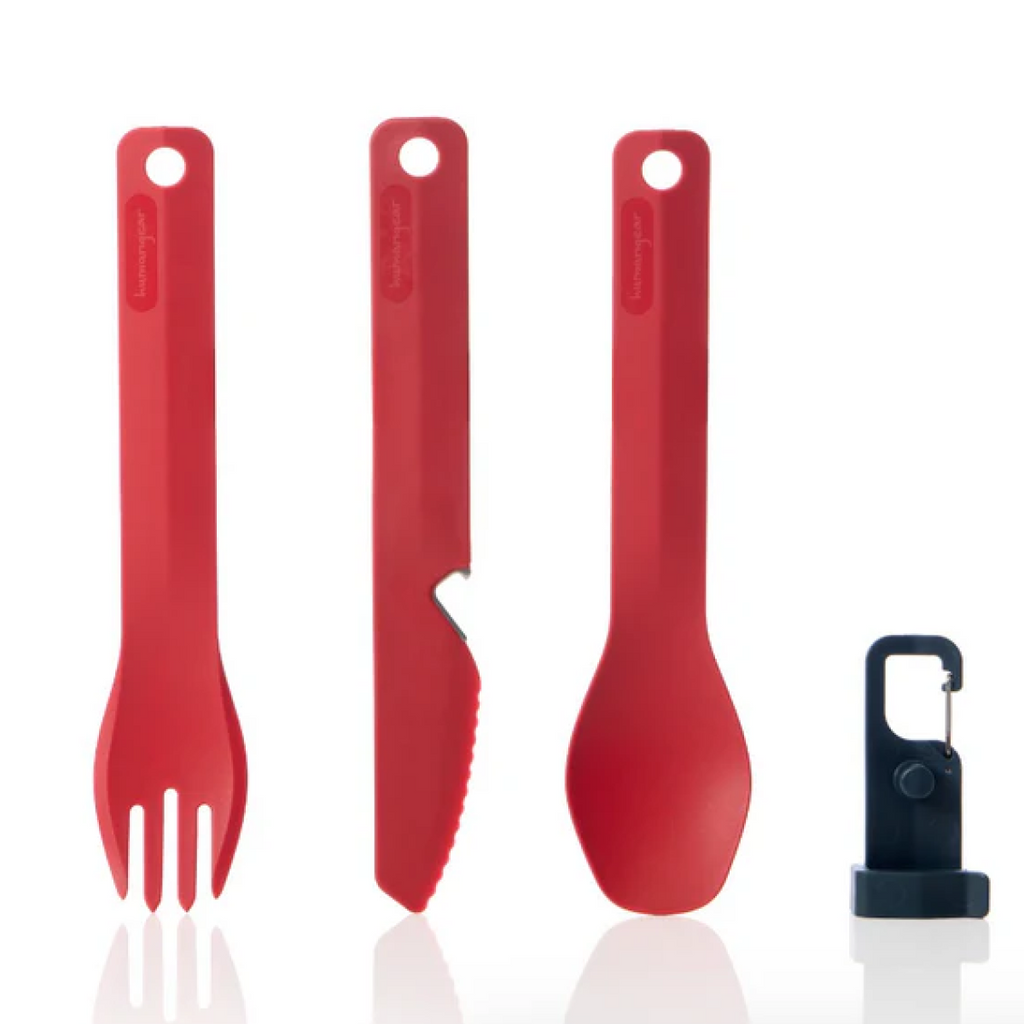 GoBites Bio Knife, Fork, and Spoon Set
