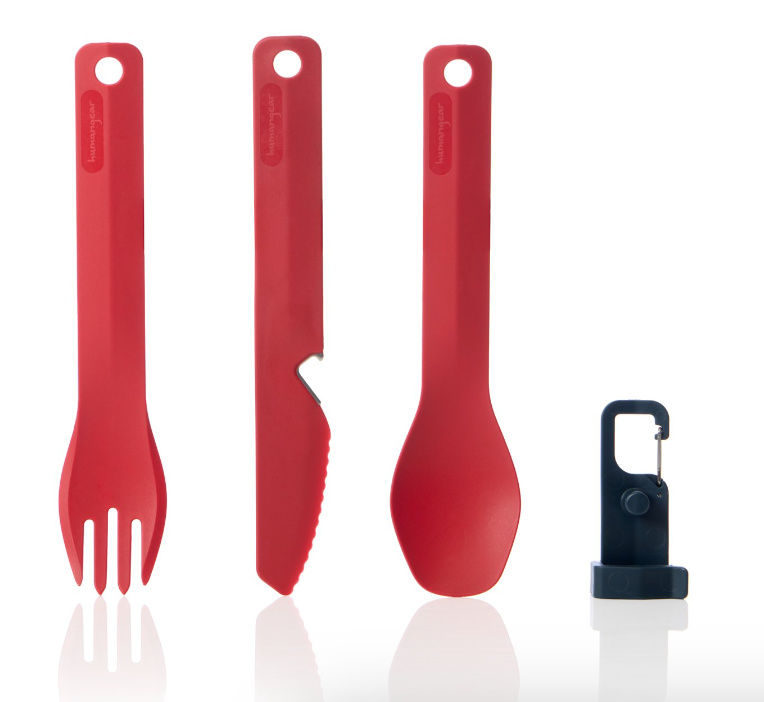 GoBites Bio Knife, Fork, and Spoon Set